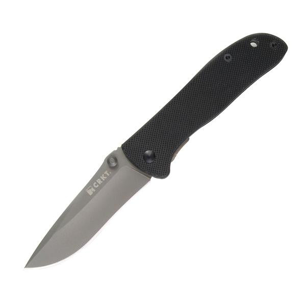 Drifter, Black G10 Handle, Drop Point Plain w-Clip