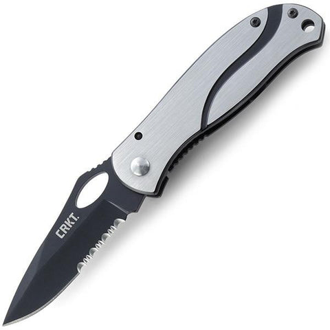 Pazoda, Stainless Steel Handle, Black TiNi ComboEdge w-Clip