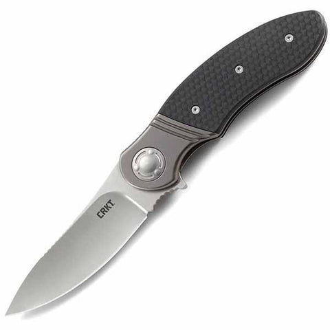 Onion Hootenanny, Black GRN Handle, Satin Plain w-Clip