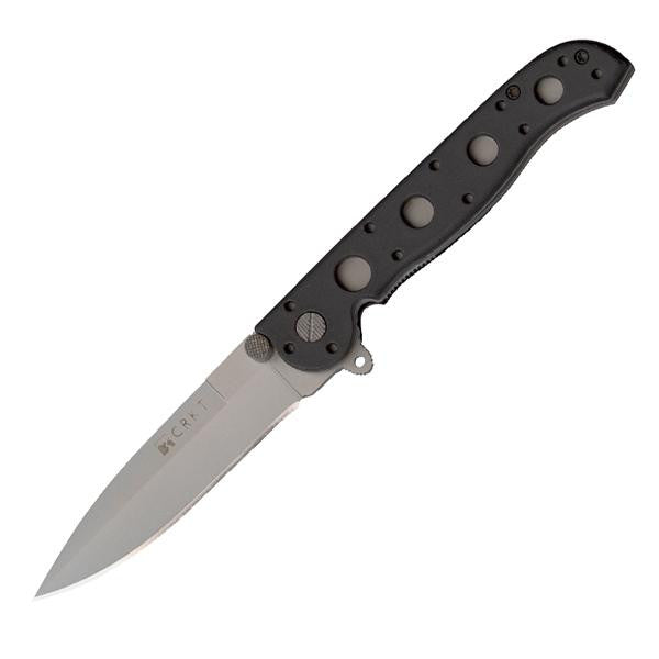 M16-03Z, Black GFN Handle, Bead Blast Plain w-Clip