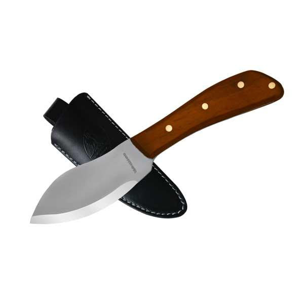 Nessmuk Knife, Wood Handle, Black Blade
