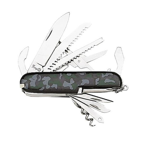 Pocket Multi Tool, Camo Handle, 13 Implements