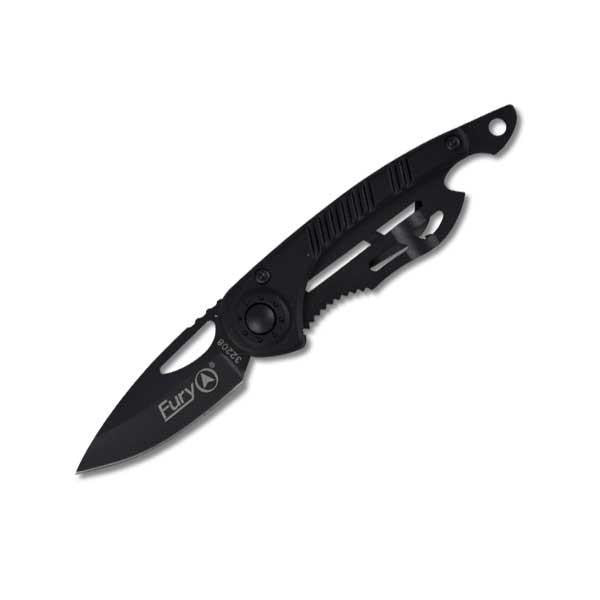 Nexus, Black Aluminum Handle, Money Clip, Bottle Opener