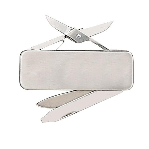 Money Clip, Blade-File-Scissors w-Clip, 2.25 inch