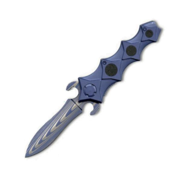 Escape 5 in. Damascene, Blue, Plain