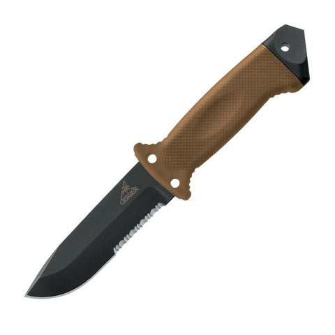 LMF II Infantry, Coyote Brown Handle, Black ComboEdge