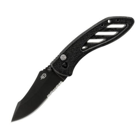 Instant Assisted, Black G10 Handle, Black ComboEdge