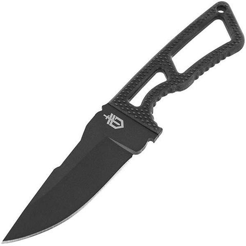 Ghoststike, Black GFN Handle, Black Plain w-Sheath