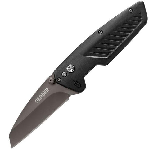 Fullback 2.0 Assisted, Black GRN Handle, TiNi Plain w-Clip