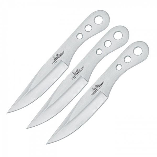 Gil Hibben Original Triple Thrower Set, Leather Sheath