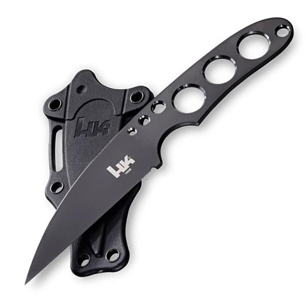 Instigator, Black Stainless Handle, Black Plain Blade