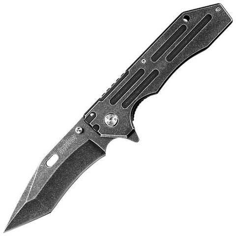 Lifter Assisted, Blackwash Handle & Blade, Plain w-Clip