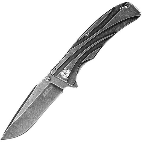 Manifold Assisted, Blackwash Handle & Blade, Plain w-Clip
