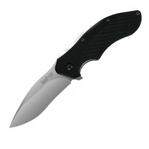 Clash Assisted, Black GFN Handle, Bead Blast Plain w-Clip