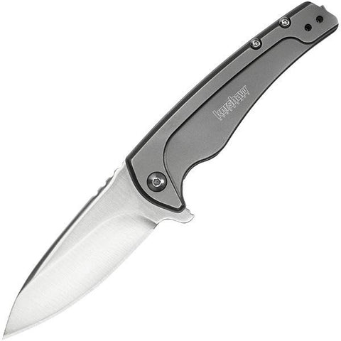 Intellect Assisted, Gray Handle, Polished Plain w-Clip