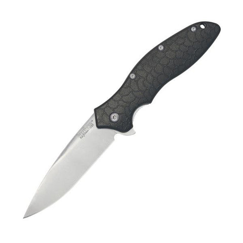 Oso Sweet Assisted, Black GFN Handle,Bead Blast Plain w-Clip