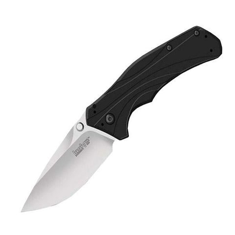 Knockout Assisted, Black Aluminum Handle, Bead Blast Plain