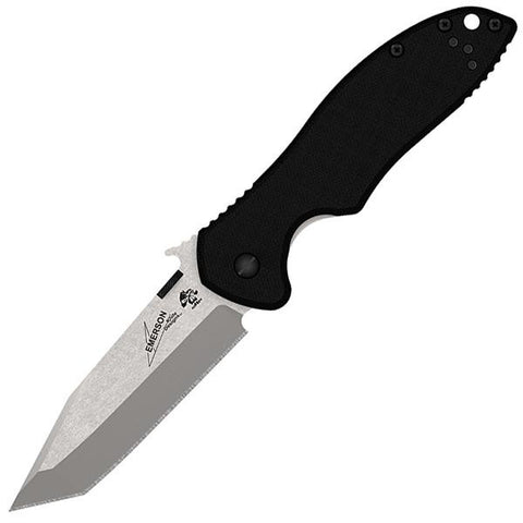 Emerson CQC-7K Wave, G10-SS Handle, Stonewash Tanto Plain