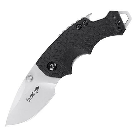 Shuffle, Black GFN K-Texture Handle, Bead Blast Plain w-Clip