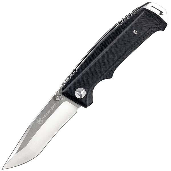 Allatro Assisted Open, Black G10 Handle, Plain Blade
