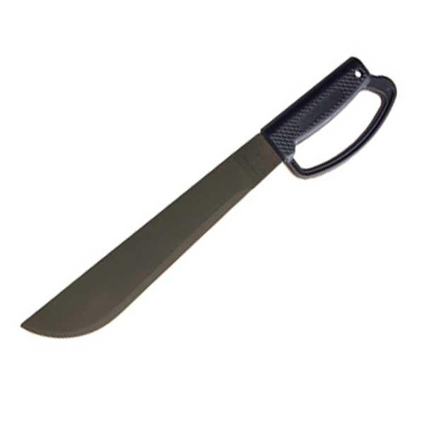 OKC 12 in. Camper Machete, Orange D Handle