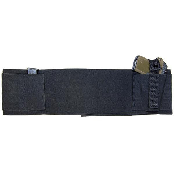 Concealed Carry Belly Band, Black, Size 28 to 34"