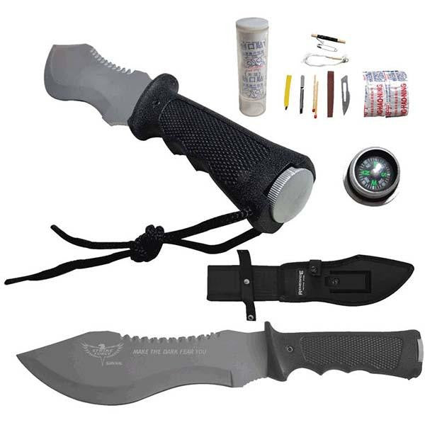 Strike Force Survival, Black ABS Handle, Matte ComboEdge