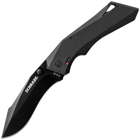 Shiznit Magic Assisted, Black Aluminum Handle, Black Plain