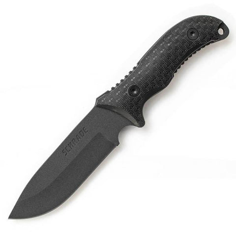 SCHF36 Frontier, TPE Handle, Drop Point Plain w-Sheath