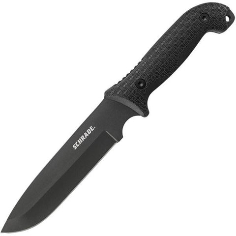 SCHF52 Frontier, TPE Handle, Drop Point Plain w-Sheath