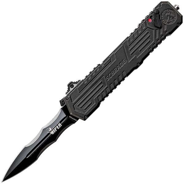 Viper OTF Assist, Black Alumium, Double Edge Black Plain