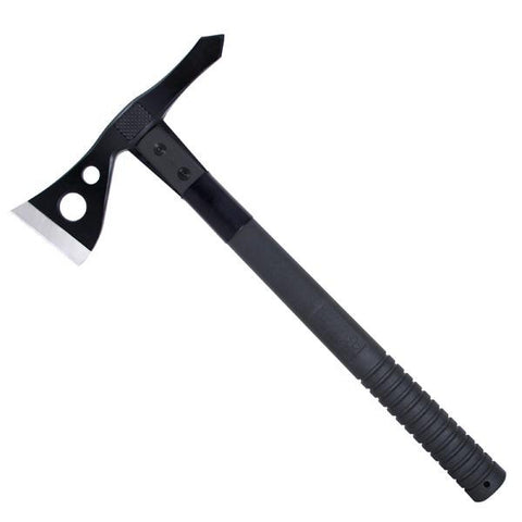 Tactical Tomahawk, Black GRN Handle, Black Blade w-Sheath