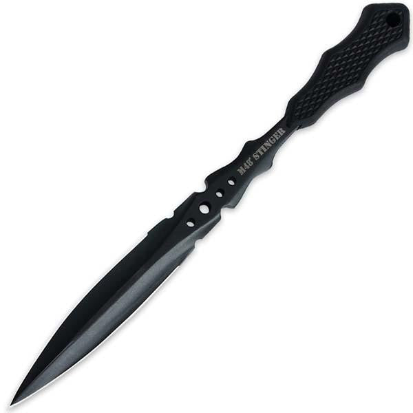 M48 Stinger Urban Spike w-Shoulder Harness, Black Blade