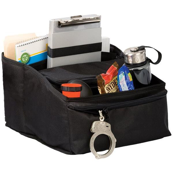 Car Seat Deluxe Black Organizer, Hang Tag