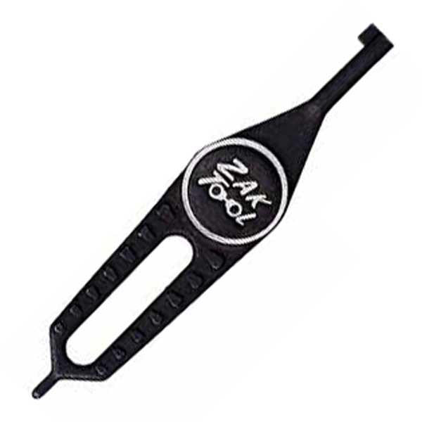 Flat Grip Key w-Zak Tool, Black